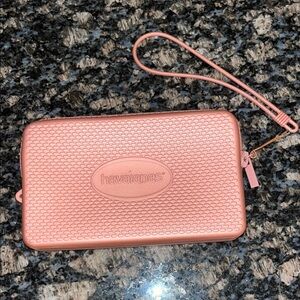 Havaianas Coral Wristlet Clutch